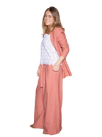 Chaqueta Turia rosa empolvado