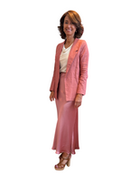 Falda sirena rosa antiguo
