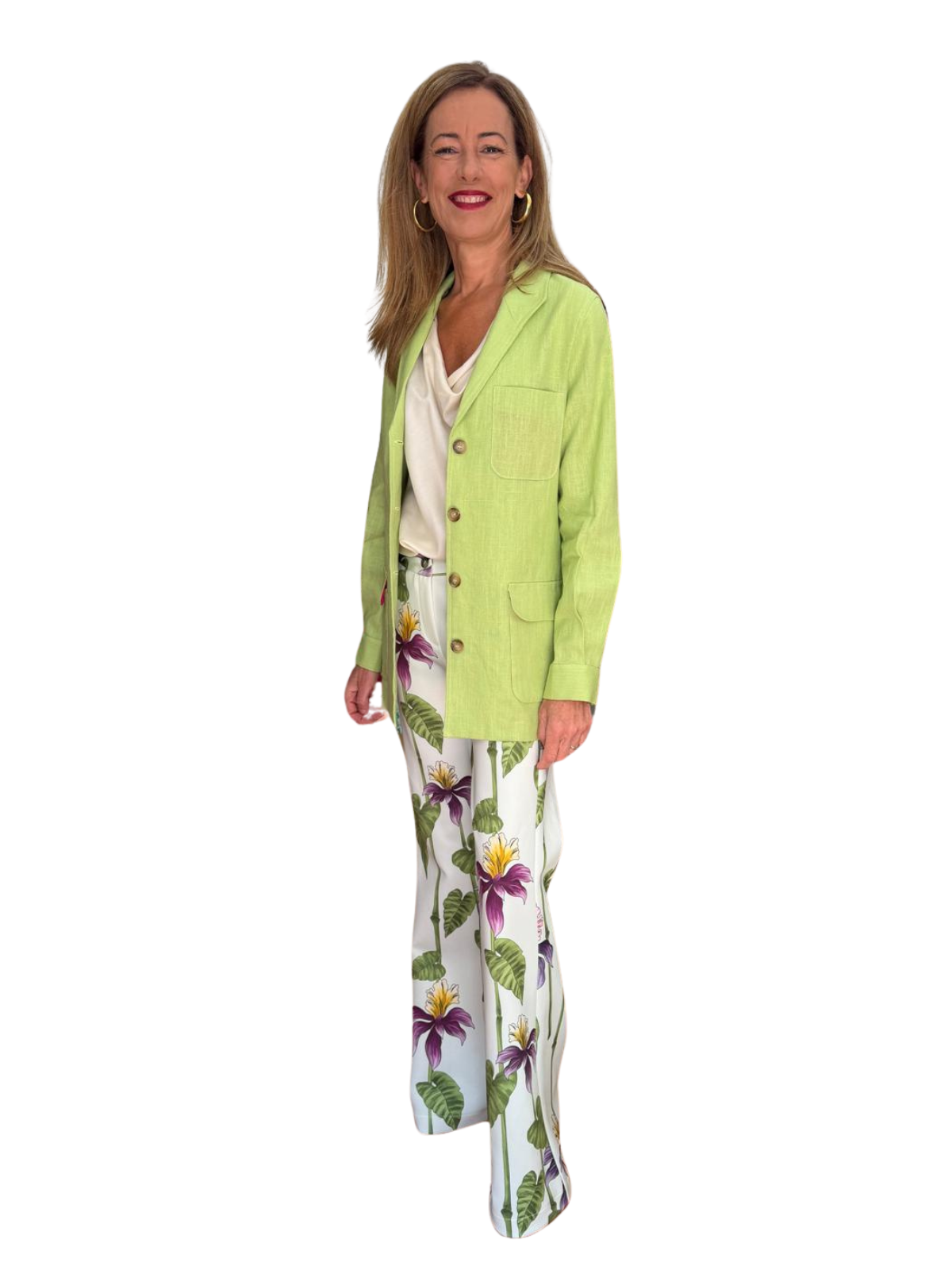 Blazer tipo teba verde