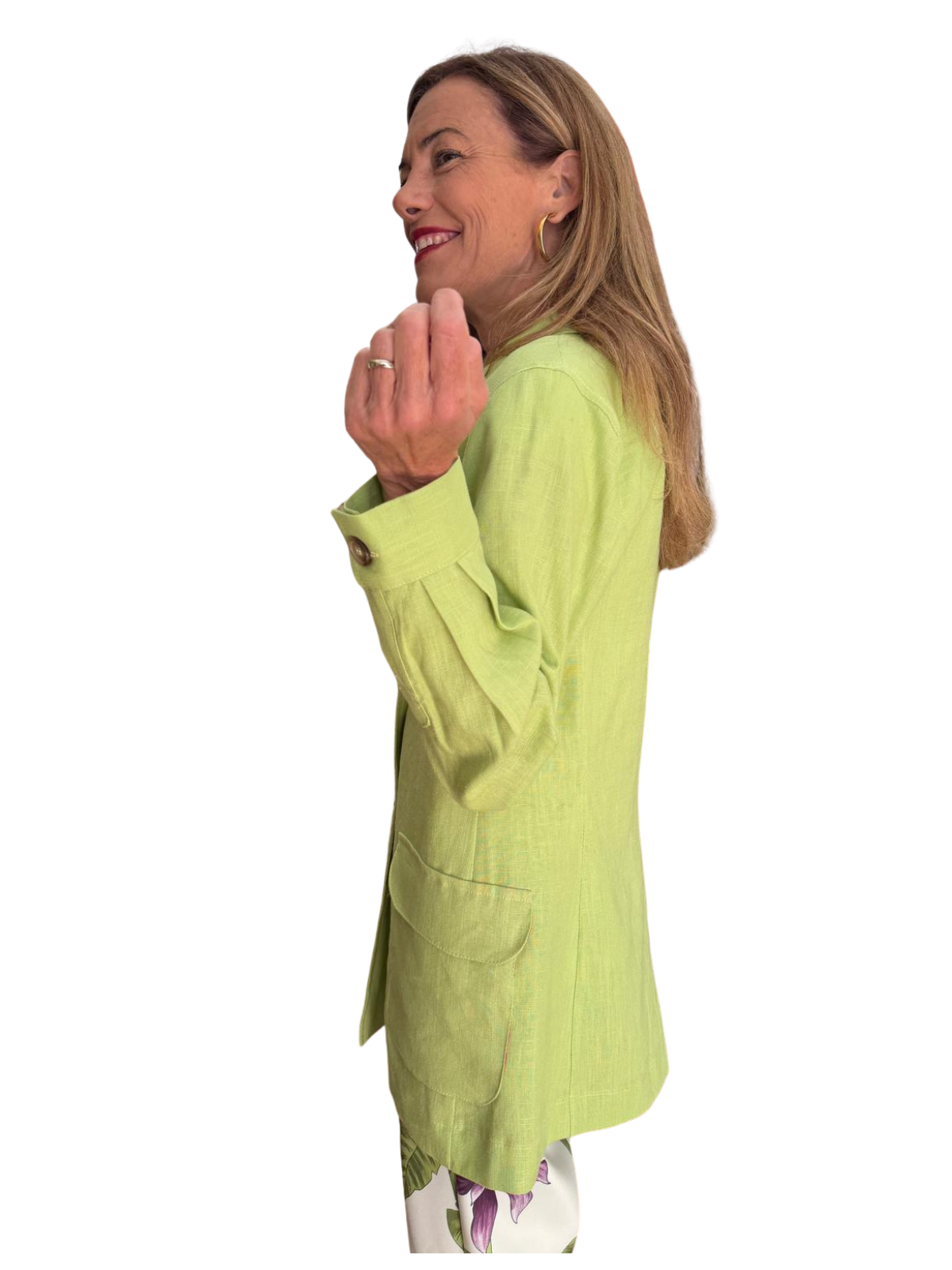 Blazer tipo teba verde