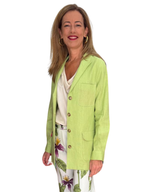 Blazer tipo teba verde
