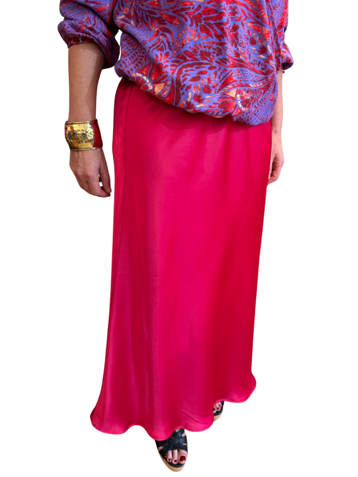 Falda sirena fucsia
